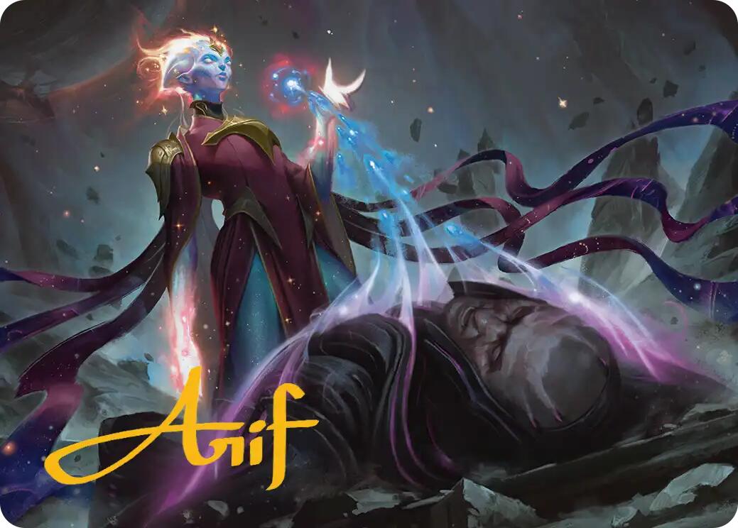 Lightstall Inquisitor Art Card (Gold-Stamped Signature) [Edge of Eternities Art Series] | Jack's On Queen