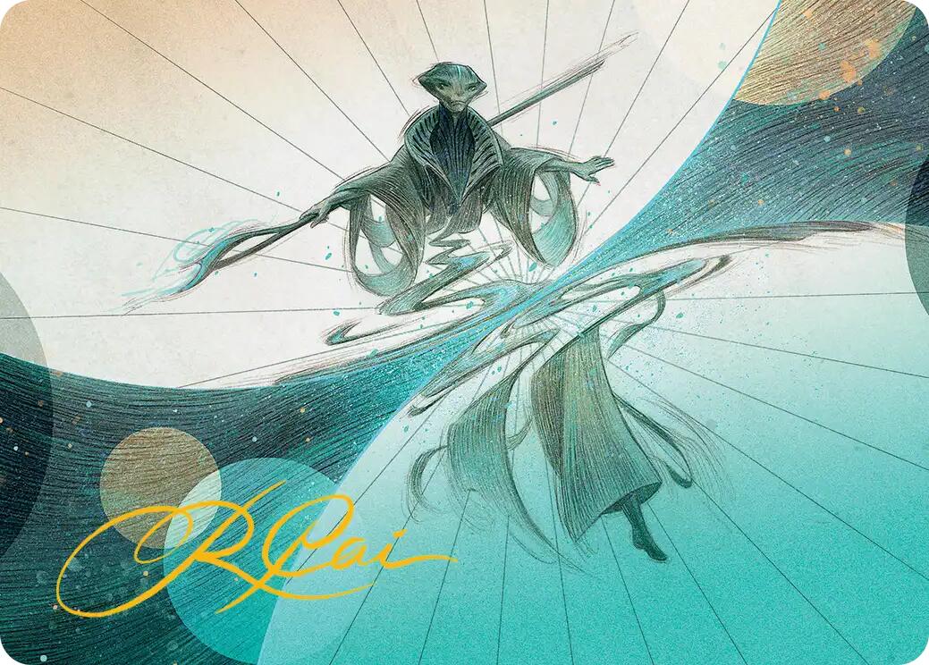 Weftwalking Art Card (Gold-Stamped Signature) [Edge of Eternities Art Series] | Jack's On Queen