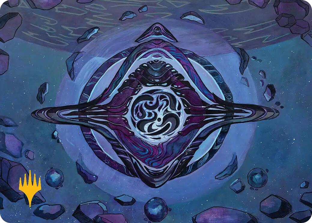 Archenemy's Charm Art Card (Gold-Stamped Planeswalker Symbol) [Edge of Eternities Art Series] | Jack's On Queen