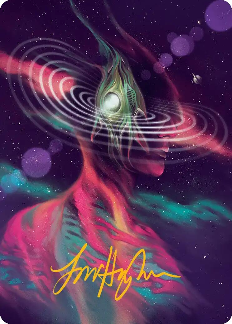 Terrasymbiosis Art Card (Gold-Stamped Signature) [Edge of Eternities Art Series] | Jack's On Queen