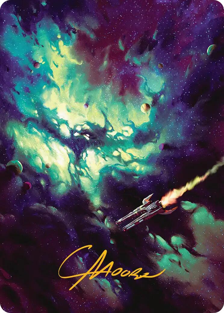 Blinkmoth Nexus Art Card (Gold-Stamped Signature) [Edge of Eternities Art Series] | Jack's On Queen