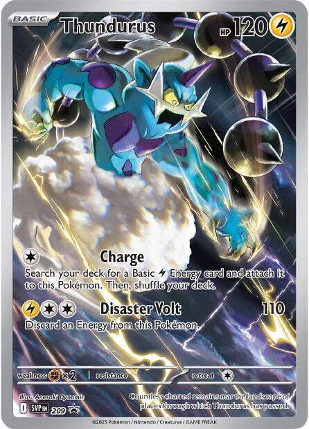Thundurus (209) [Scarlet & Violet: Black Star Promos] | Jack's On Queen