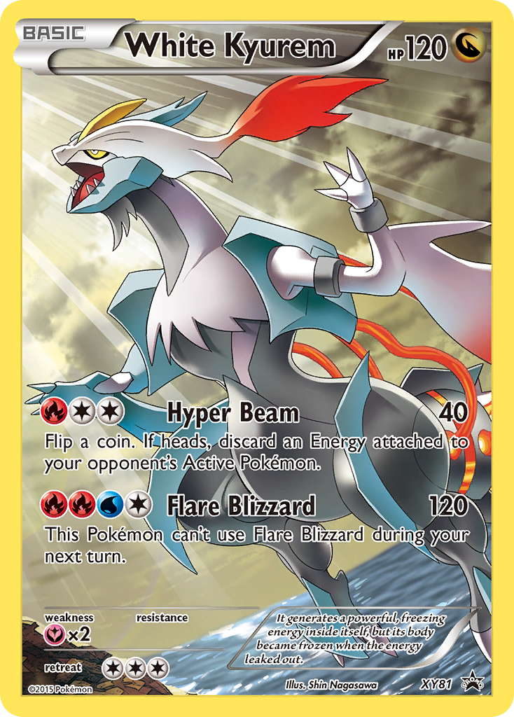 White Kyurem (XY81) (Full Art Promo) [XY: Black Star Promos] | Jack's On Queen