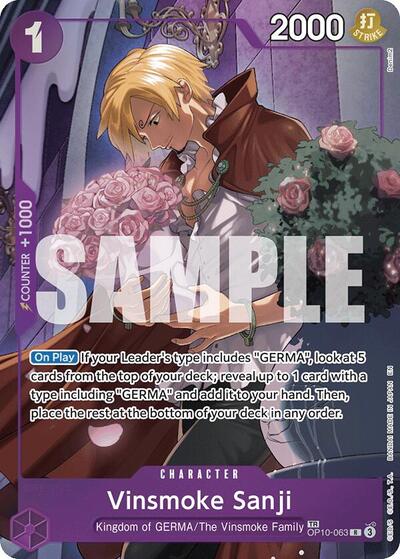 Vinsmoke Sanji (TR) (OP10-063) [Legacy of the Master] | Jack's On Queen