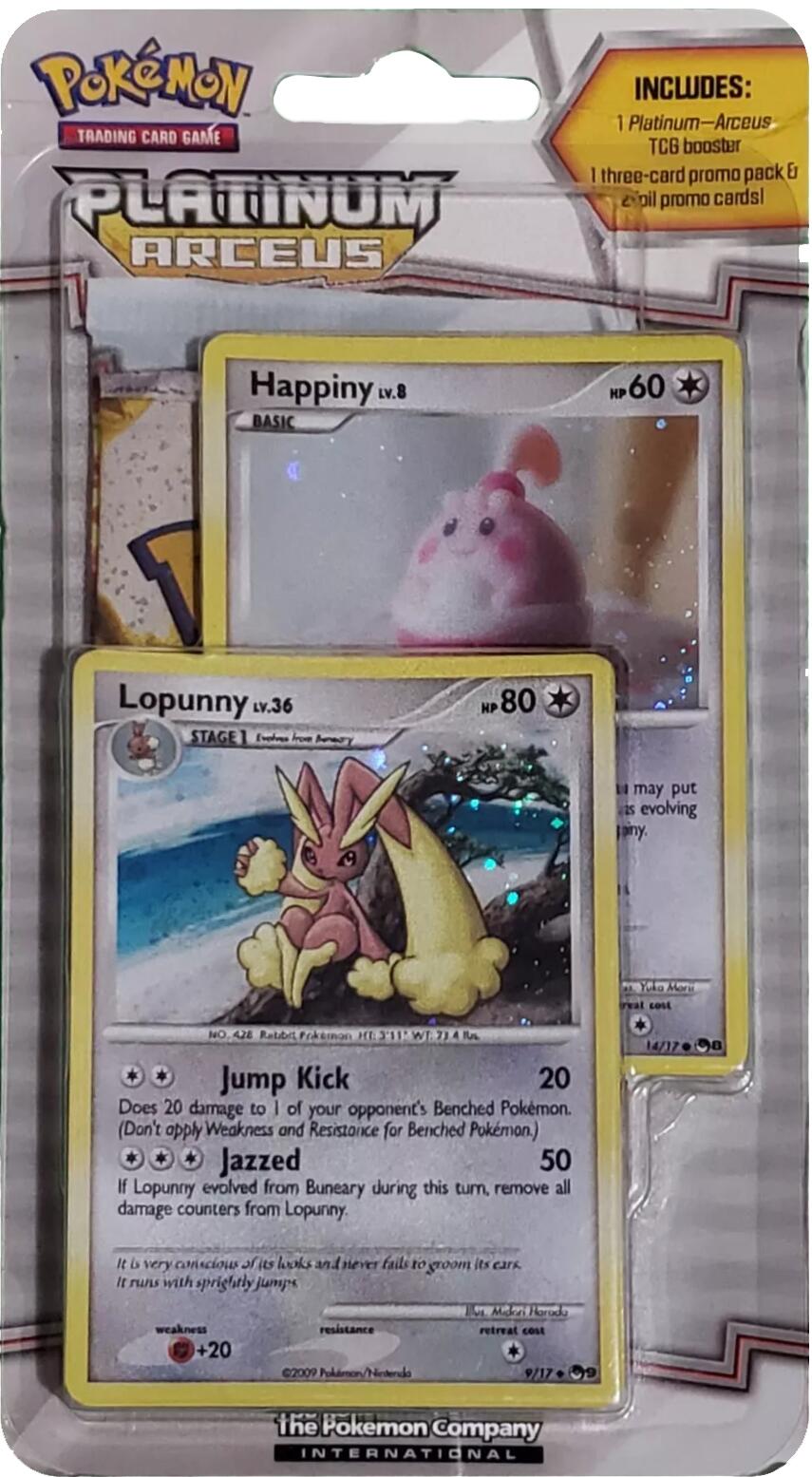 Platinum: Arceus - Blister Pack (Happiny & Lopunny) | Jack's On Queen