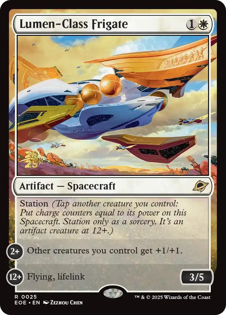 Lumen-Class Frigate [Edge of Eternities Prerelease Promos] | Jack's On Queen