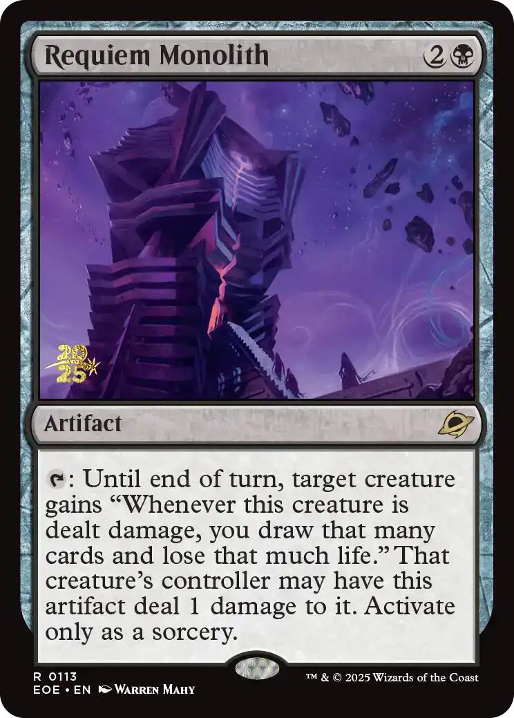 Requiem Monolith [Edge of Eternities Prerelease Promos] | Jack's On Queen