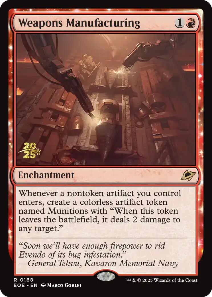 Weapons Manufacturing [Edge of Eternities Prerelease Promos] | Jack's On Queen