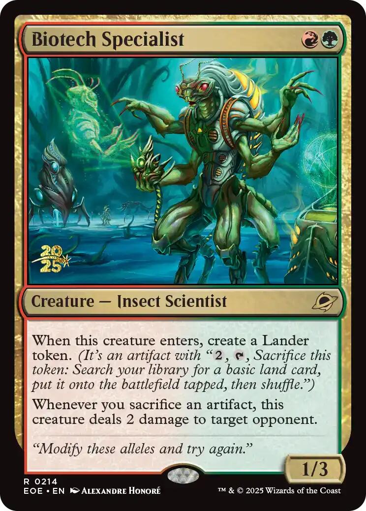 Biotech Specialist [Edge of Eternities Prerelease Promos] | Jack's On Queen