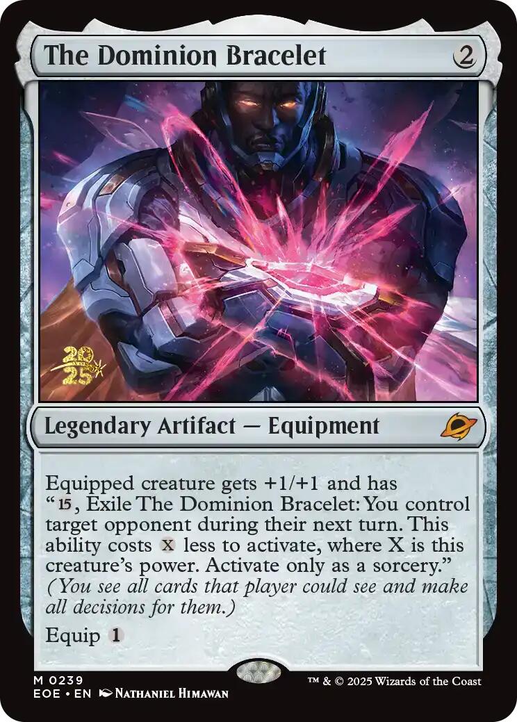 The Dominion Bracelet [Edge of Eternities Prerelease Promos] | Jack's On Queen
