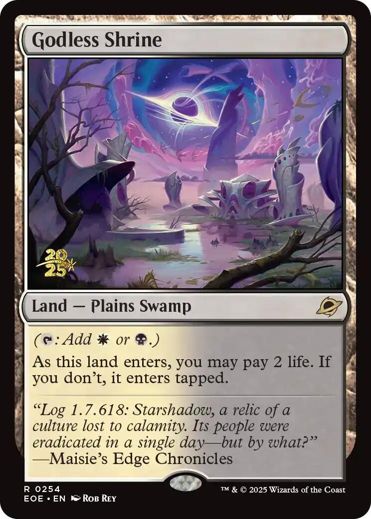 Godless Shrine [Edge of Eternities Prerelease Promos] | Jack's On Queen