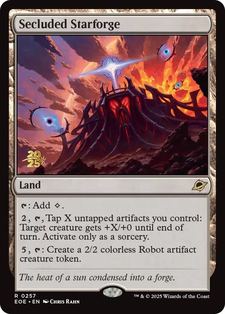 Secluded Starforge [Edge of Eternities Prerelease Promos] | Jack's On Queen
