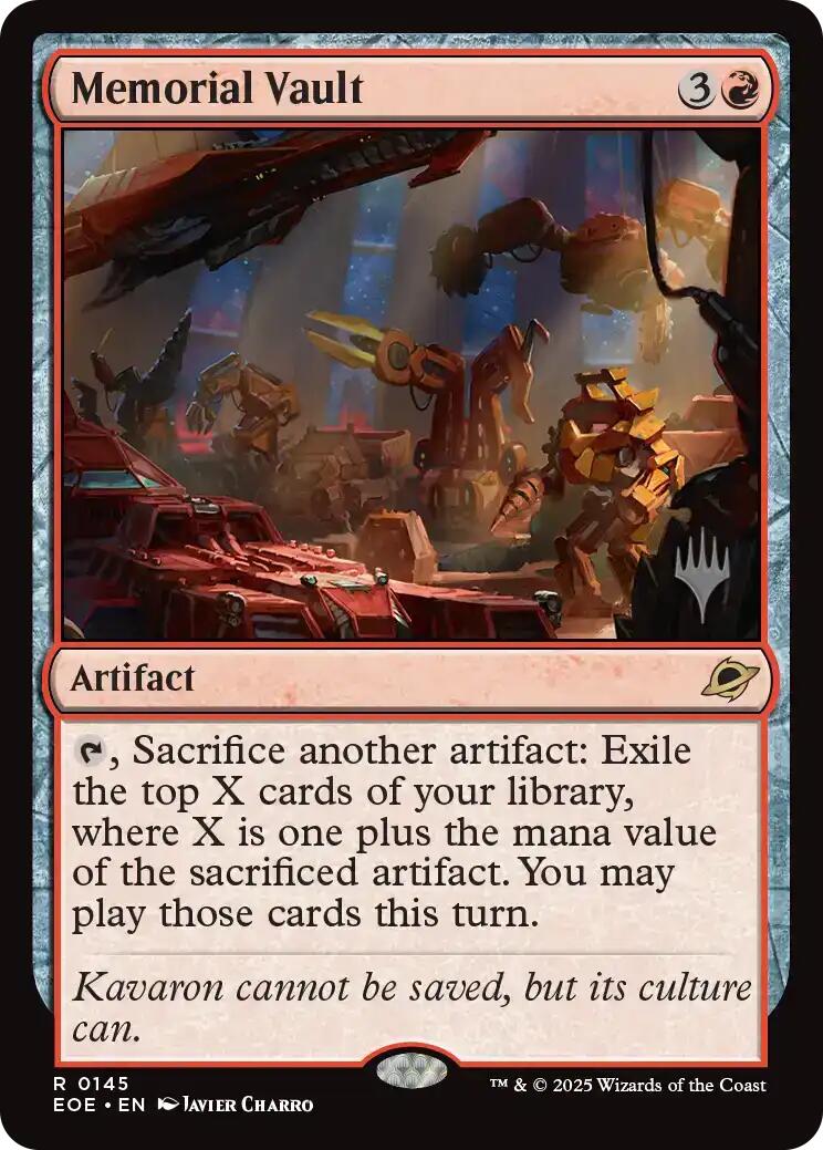 Memorial Vault [Edge of Eternities Promo Pack] | Jack's On Queen
