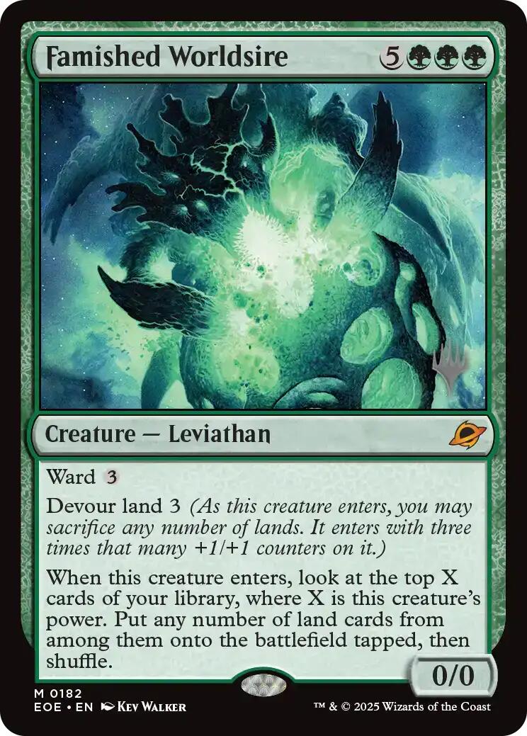 Famished Worldsire [Edge of Eternities Promo Pack] | Jack's On Queen