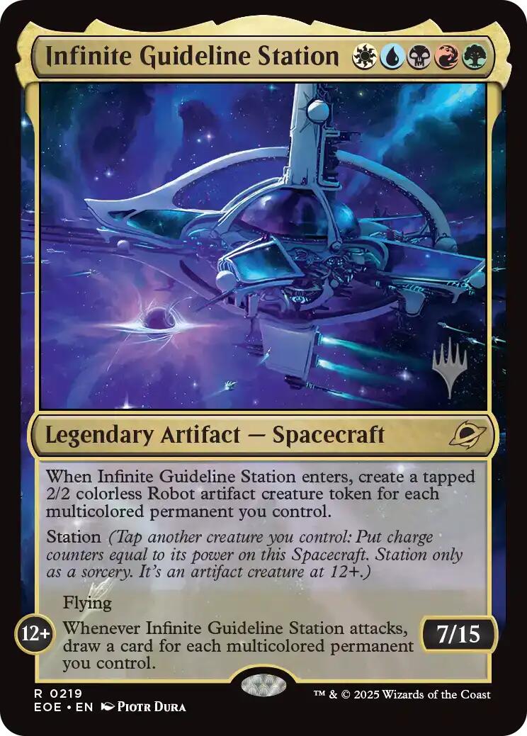 Infinite Guideline Station [Edge of Eternities Promo Pack] | Jack's On Queen