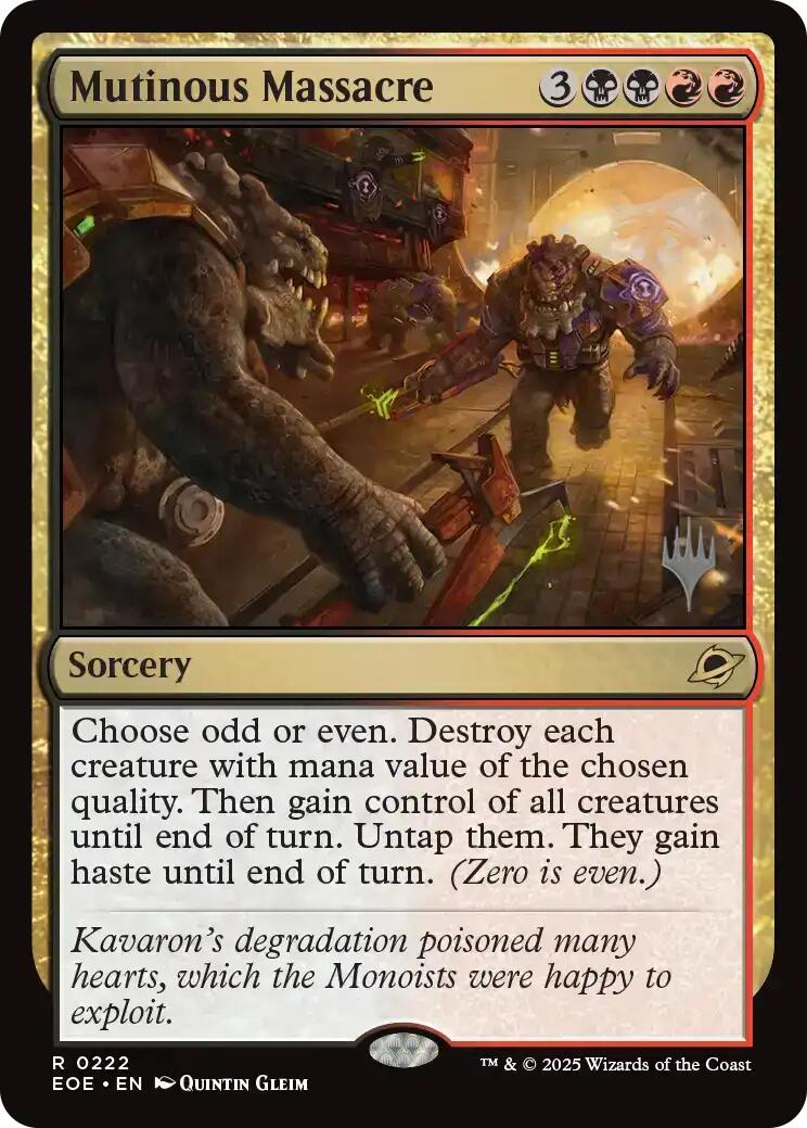 Mutinous Massacre [Edge of Eternities Promo Pack] | Jack's On Queen