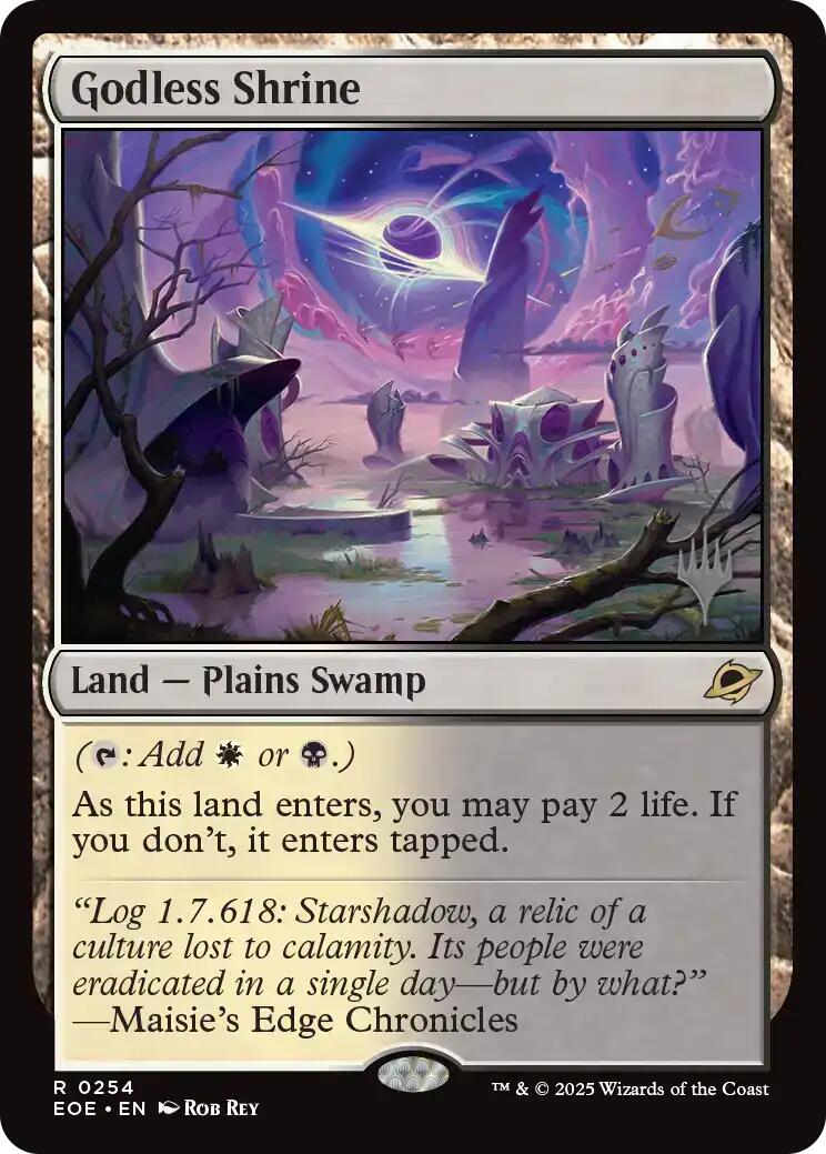 Godless Shrine [Edge of Eternities Promo Pack] | Jack's On Queen