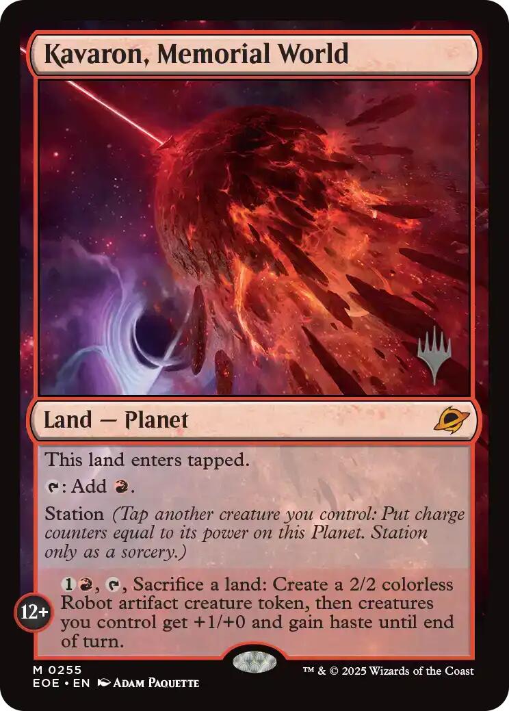 Kavaron, Memorial World [Edge of Eternities Promo Pack] | Jack's On Queen