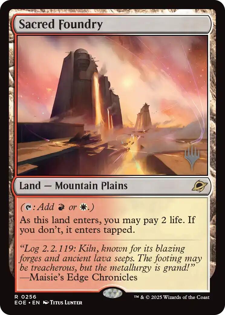Sacred Foundry [Edge of Eternities Promo Pack] | Jack's On Queen