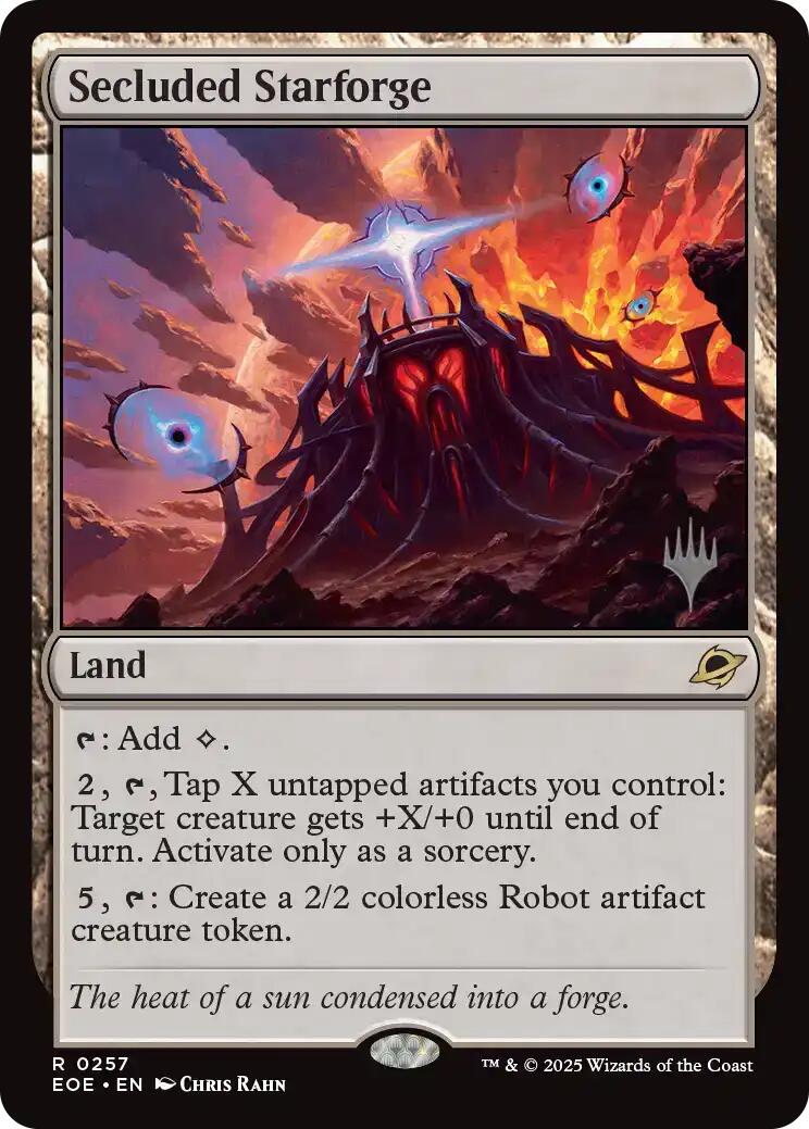 Secluded Starforge [Edge of Eternities Promo Pack] | Jack's On Queen