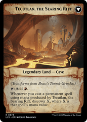 Brass's Tunnel-Grinder // Tecutlan, The Searing Rift (Extended Art) [The Lost Caverns of Ixalan] | Jack's On Queen