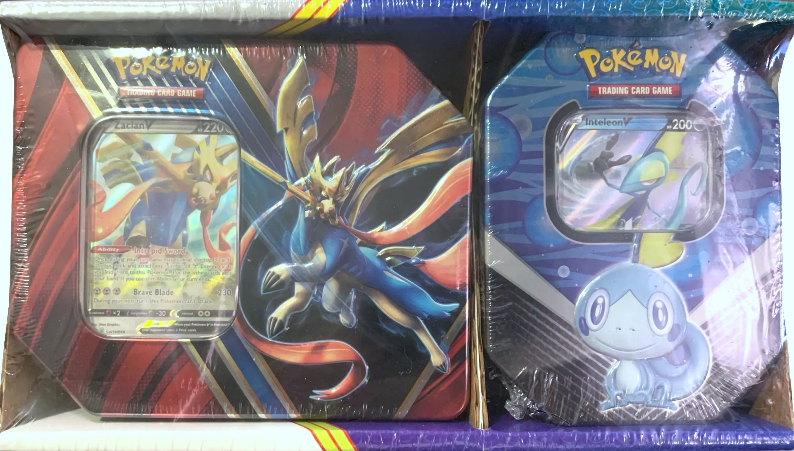 Legends of Galar/Galar Partners - 2-Pack Tin (Zacian V & Inteleon V) | Jack's On Queen