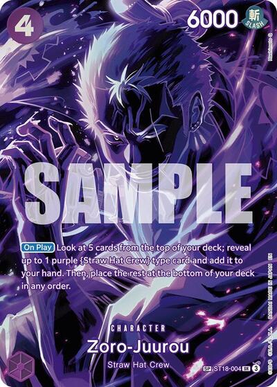 Zoro-Juurou (SP) (ST18-004) [Legacy of the Master] | Jack's On Queen
