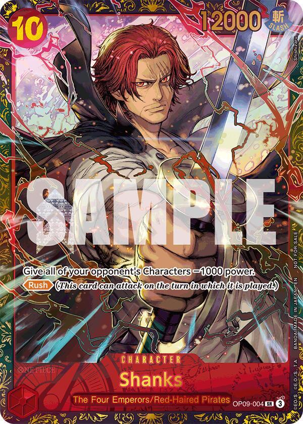 Shanks (Championship 25-26 Offline Regionals Season 2) (OP09-004) [One Piece Promotion Cards] | Jack's On Queen