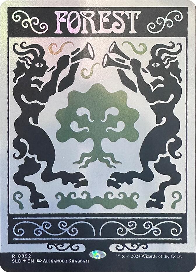 Forest (0892) (Rainbow Foil) [Secret Lair Drop Series] | Jack's On Queen