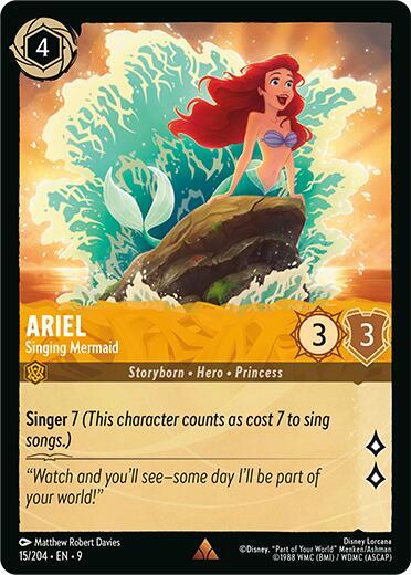 Ariel - Singing Mermaid (15/204) [Fabled] | Jack's On Queen