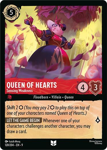 Queen of Hearts - Sensing Weakness (120/204) [Fabled] | Jack's On Queen