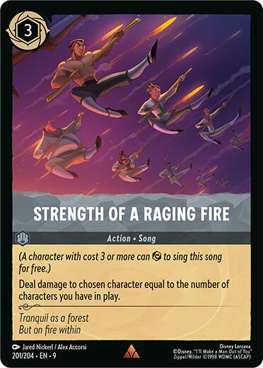 Strength of a Raging Fire (9) (201/204) [Fabled] | Jack's On Queen