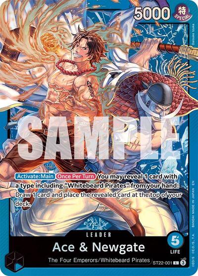 Ace & Newgate (ST22-001) [Starter Deck 22: Ace & Newgate] | Jack's On Queen