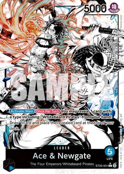 Ace & Newgate (Parallel) (ST22-001) [Starter Deck 22: Ace & Newgate] | Jack's On Queen