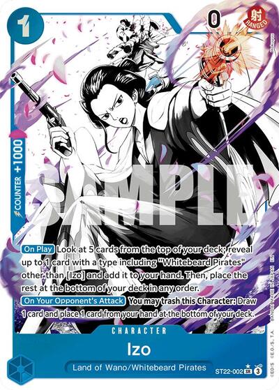 Izo (Parallel) (ST22-002) [Starter Deck 22: Ace & Newgate] | Jack's On Queen