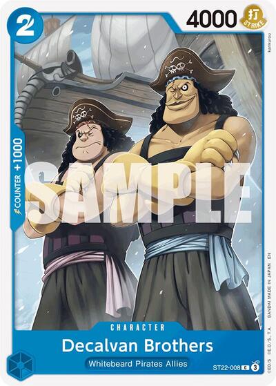 Decalvan Brothers (ST22-008) [Starter Deck 22: Ace & Newgate] | Jack's On Queen