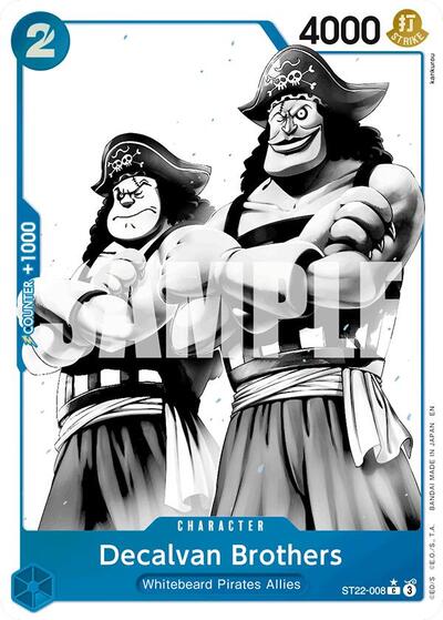 Decalvan Brothers (Parallel) (ST22-008) [Starter Deck 22: Ace & Newgate] | Jack's On Queen