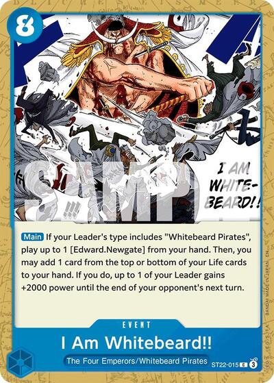 I Am Whitebeard!! (ST22-015) [Starter Deck 22: Ace & Newgate] | Jack's On Queen