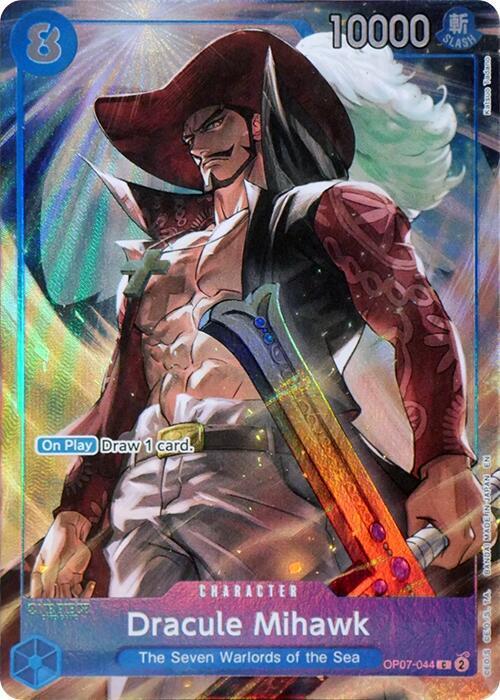 Dracule Mihawk (Seven Warlords of the Sea Binder Set) (OP07-044) [One Piece Promotion Cards] | Jack's On Queen