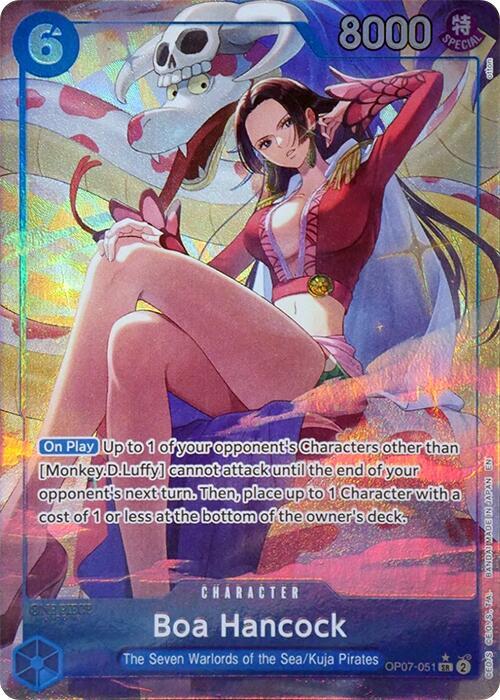 Boa Hancock (Seven Warlords of the Sea Binder Set) (Alternate Art) (OP07-051) [One Piece Promotion Cards] | Jack's On Queen