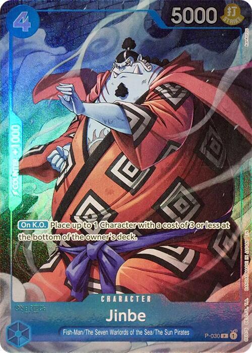 Jinbe (Seven Warlords of the Sea Binder Set) (P-030) [One Piece Promotion Cards] | Jack's On Queen