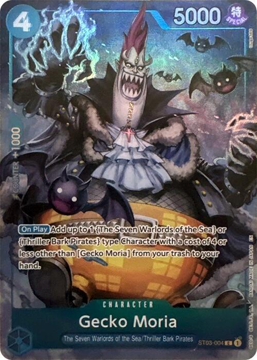 Gecko Moria (Seven Warlords of the Sea Binder Set) (ST03-004) [One Piece Promotion Cards] | Jack's On Queen