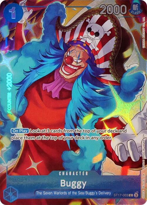 Buggy (Seven Warlords of the Sea Binder Set) (ST17-003) [One Piece Promotion Cards] | Jack's On Queen