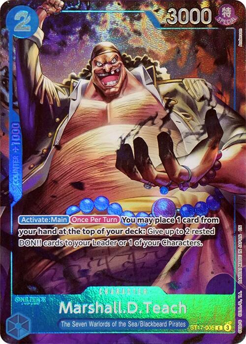 Marshall.D.Teach (Seven Warlords of the Sea Binder Set) (ST17-005) [One Piece Promotion Cards] | Jack's On Queen