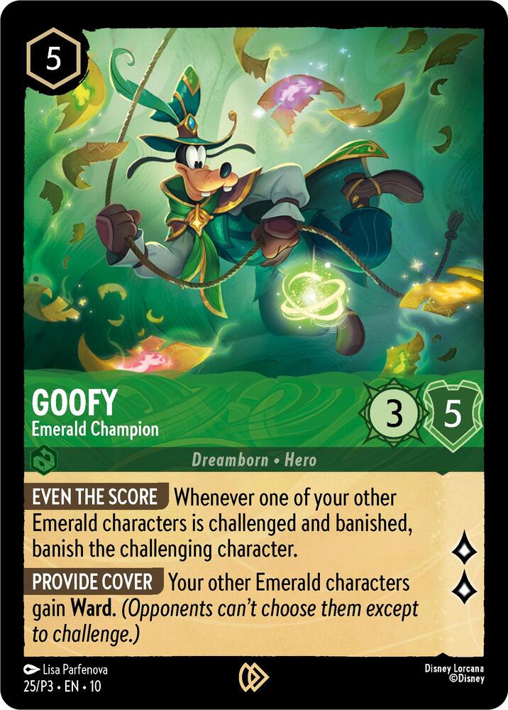 Goofy - Emerald Champion (25) [Disney Lorcana Promo Cards] | Jack's On Queen