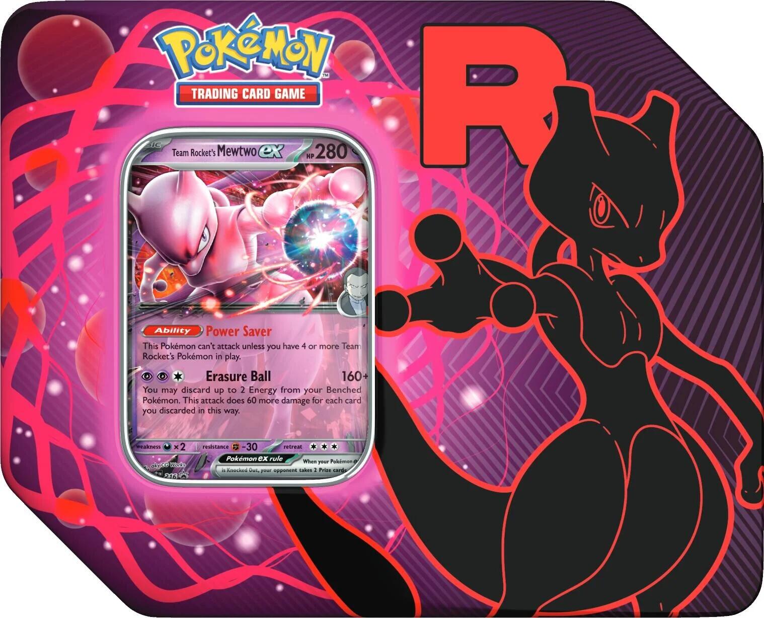 Team Rocket Tin (Team Rocket's Mewtwo ex) | Jack's On Queen
