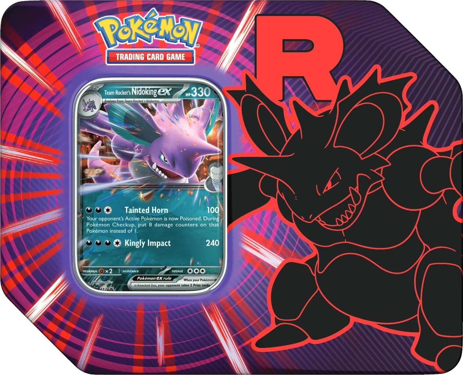 Team Rocket Tin (Team Rocket's Nidoking ex) | Jack's On Queen