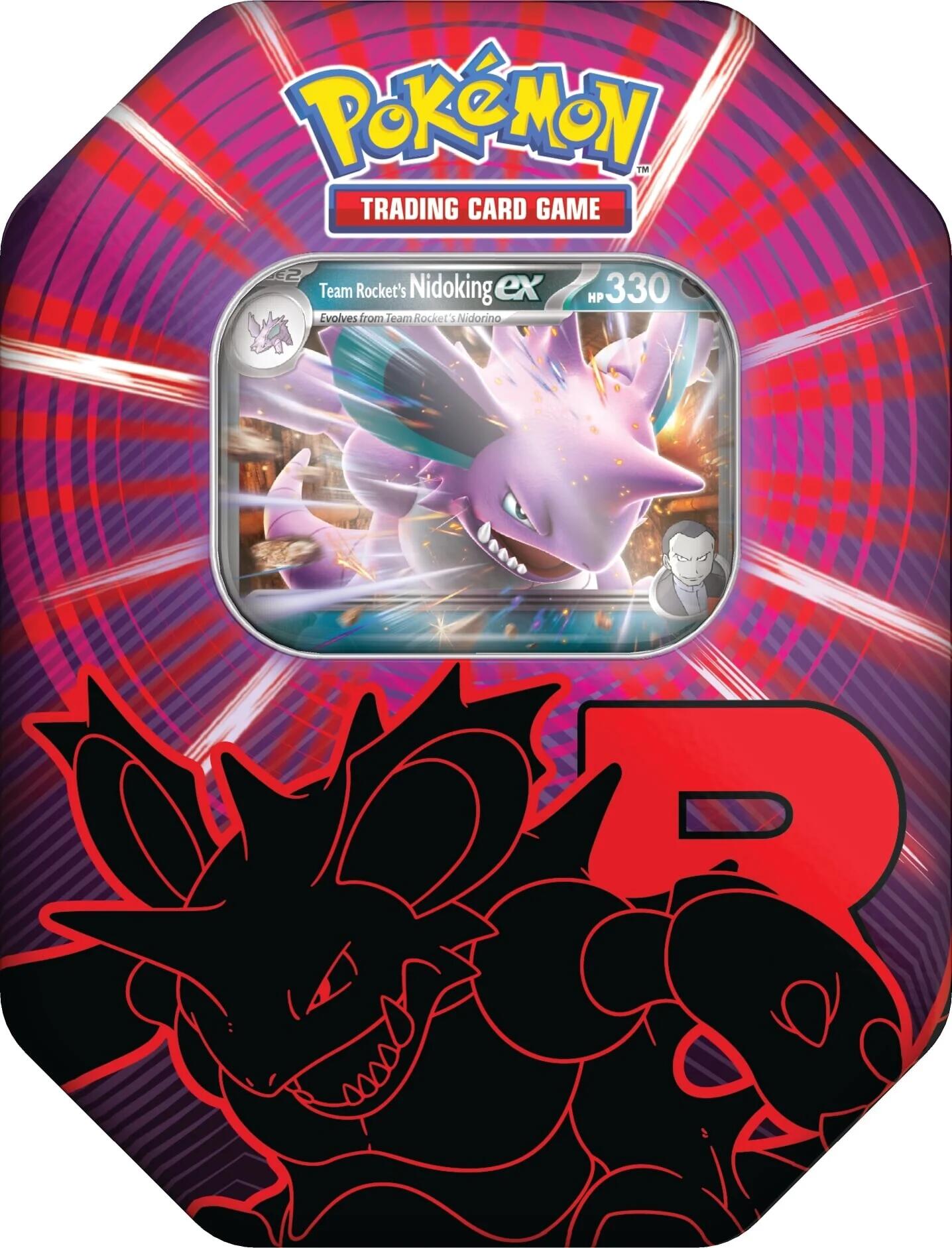 Team Rocket Tin (Team Rocket's Nidoking ex) (International Version) | Jack's On Queen