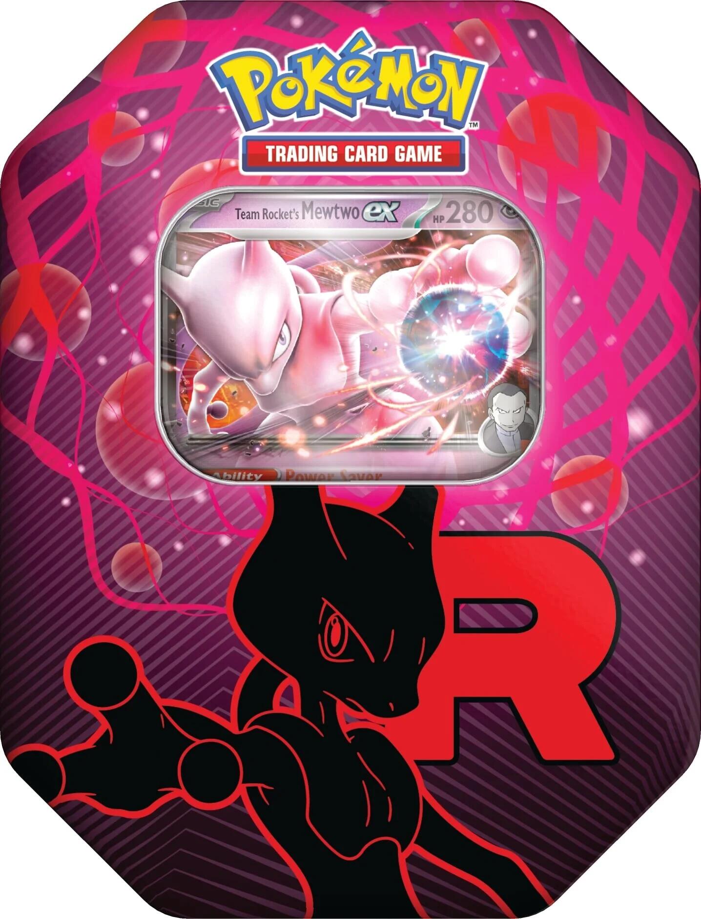 Team Rocket Tin (Team Rocket's Mewtwo ex) (International Version) | Jack's On Queen