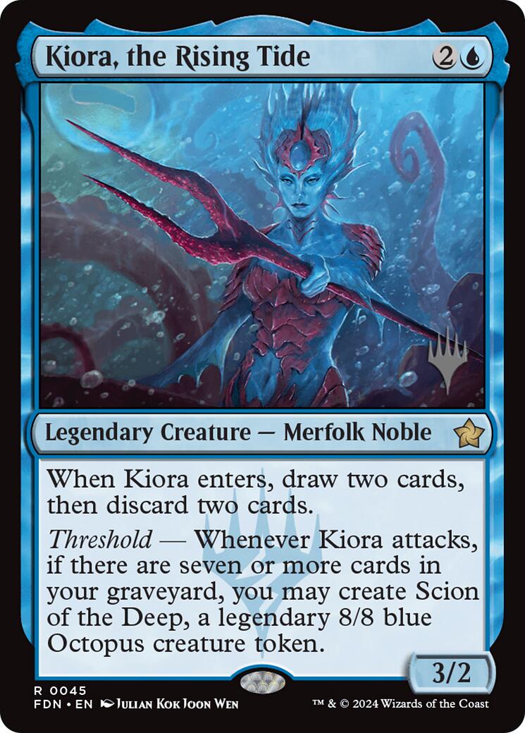 Kiora, the Rising Tide [Edge of Eternities Promo Pack] | Jack's On Queen